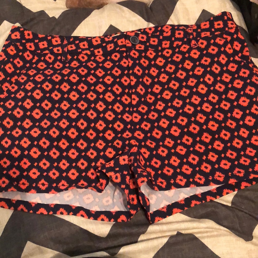 Navy & Orange Shorts